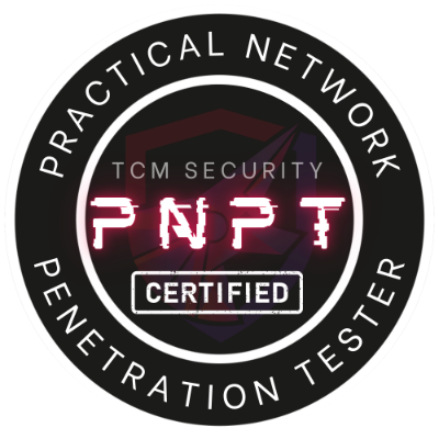TCM Security PNPT Certified Badge